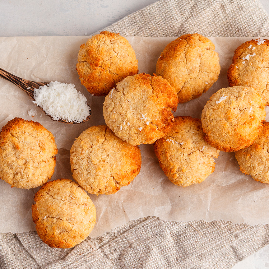 Amanteigados de Coco